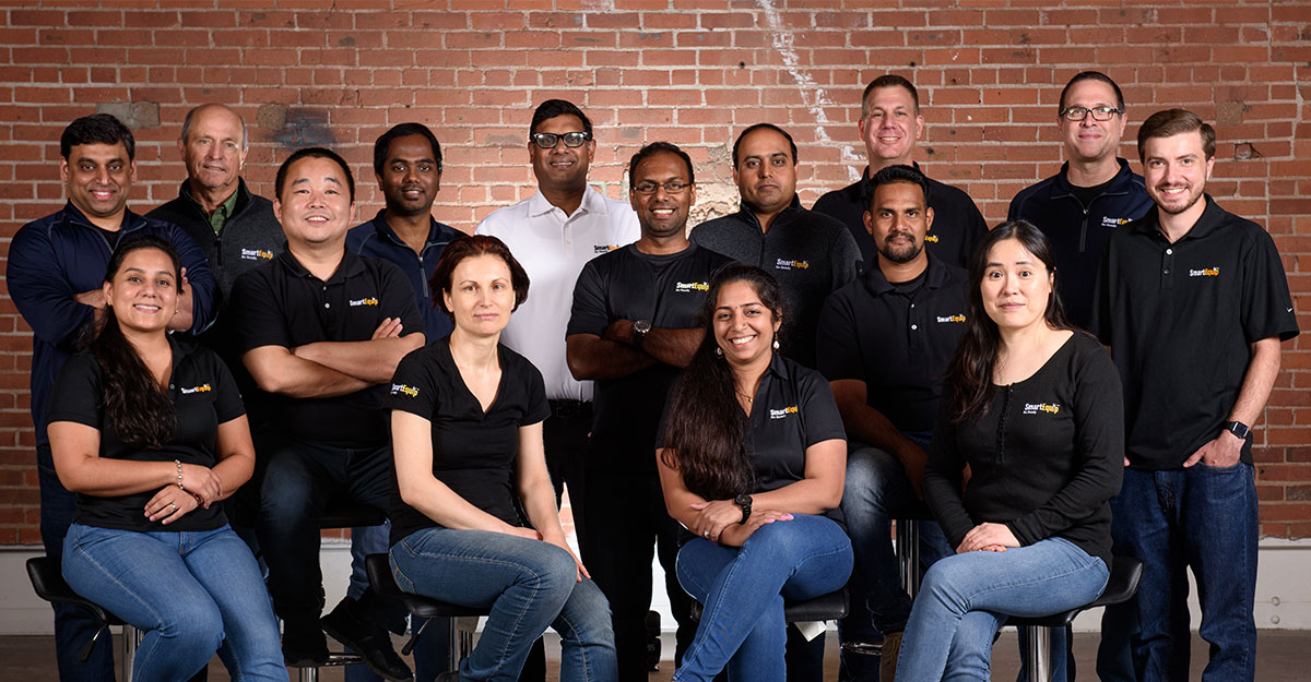 Kaustav Sengupta, Ali Simon, Greg Ritzinger, Tianshi Bu, Kaushik Masireddy, Florina Hayes, Mohan Sangaru, Godfrey Ponnuthurai, Divya Mylavarapu, Rupeshkumar Parikh, Daniel Eskenazi, Mohan Sherla, Lin Wu, Scott Munson, Dan Intrilliger, not pictured: Alex Taber, Bogdan Bohiltea, Sang Bhowmik