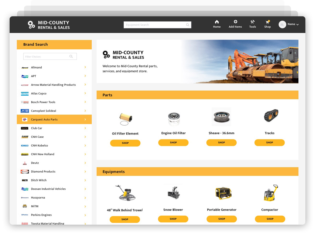 e-Commerce Store screenshot
